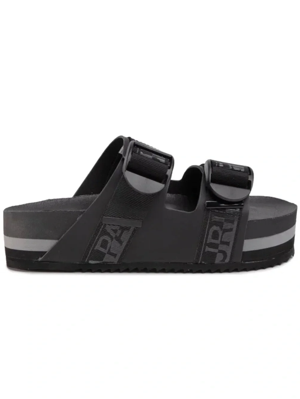 Napapijri Crick BIRKENSTOCK arizona Style Slides Sandals Black Adjustable 9.5 9